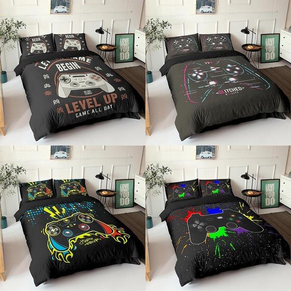 bedding sets gamepad set size duvet cover kids creative black comforter bed gamer house home decor bedclothes 2/3pcs
bedding sets gamepad set size duvet cover kids creative black comforter bed gamer house home decor bedclothes 2/3pcs