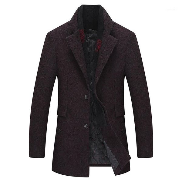 men's wool & blends 2021 style winter coat men fashion double collar windproof thicken woolen coats mens outwear jacket thick warm park, Black
men's wool & blends 2021 style winter coat men fashion double collar windproof thicken woolen coats mens outwear jacket thick warm park, Black