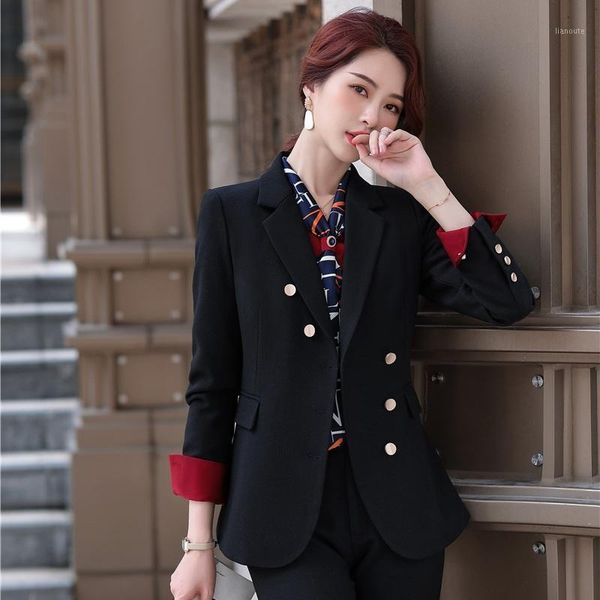 fashion black blazer women jacket sets long sleeve elegant ladies work costumes female office uniform styles1, White;black
fashion black blazer women jacket sets long sleeve elegant ladies work costumes female office uniform styles1, White;black