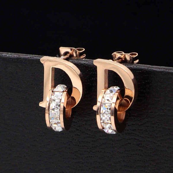 small and exquisite d letters crystal stud earrings for women titanium steel br jewelry for girl gift ke101, Golden
small and exquisite d letters crystal stud earrings for women titanium steel br jewelry for girl gift ke101, Golden