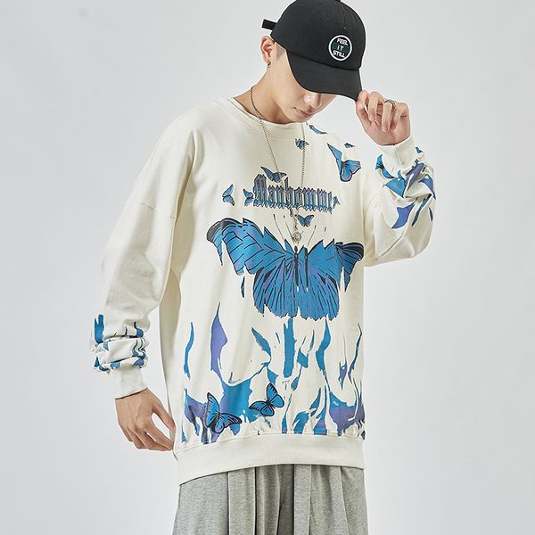 2020 new spring fall manga clothes long male classic black white shirt lvjx, White;black
2020 new spring fall manga clothes long male classic black white shirt lvjx, White;black