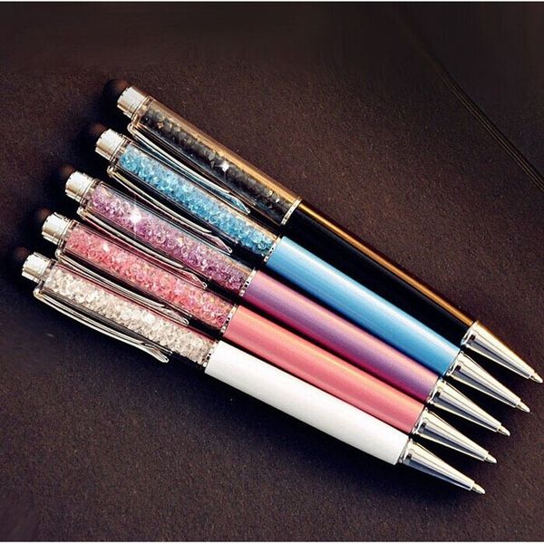 fashion design creative crystal diamond ballpoint pens stationery ballpen stylus touch pen 20 colors oily black refill, Blue;orange
fashion design creative crystal diamond ballpoint pens stationery ballpen stylus touch pen 20 colors oily black refill, Blue;orange