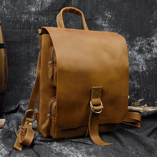 maheu fashions horse crazy men's casual backpack genuine daypack leather man's portable bagpack
maheu fashions horse crazy men's casual backpack genuine daypack leather man's portable bagpack