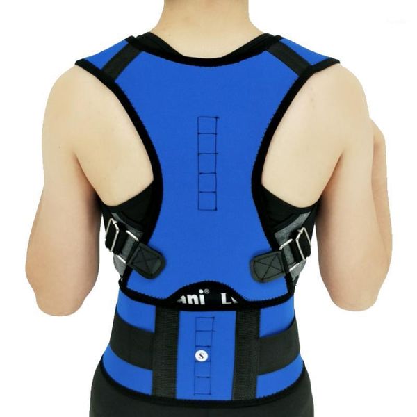 back support ksy women men corrector postura back- shoulder corset posture correction belt1, Black;blue
back support ksy women men corrector postura back- shoulder corset posture correction belt1, Black;blue