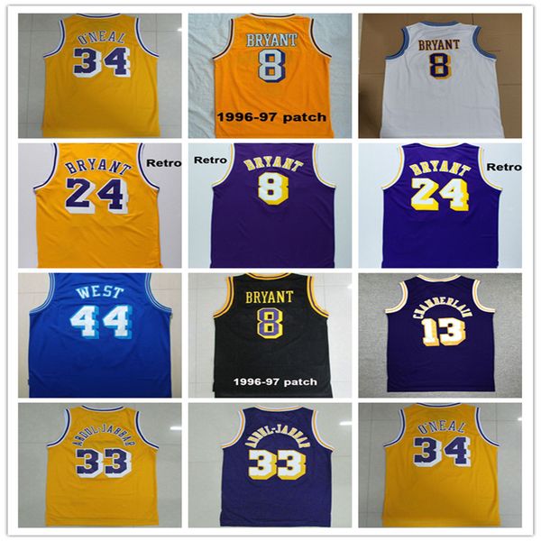 wholesale good quality embroidery vintage shaquille 34 o neal jerry 44 west kareem 33 abdul jabbar,no.8 basketball shirts with 1996-97 patch, Black;red
wholesale good quality embroidery vintage shaquille 34 o neal jerry 44 west kareem 33 abdul jabbar,no.8 basketball shirts with 1996-97 patch, Black;red