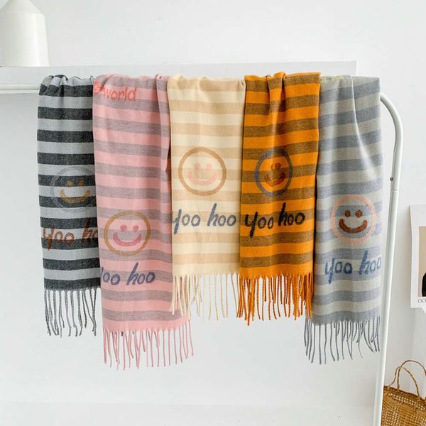 like winter new cashmere children's korean boys autumn and girls fashion stripe smile face tassel long scarf warm neck, Red;brown
like winter new cashmere children's korean boys autumn and girls fashion stripe smile face tassel long scarf warm neck, Red;brown