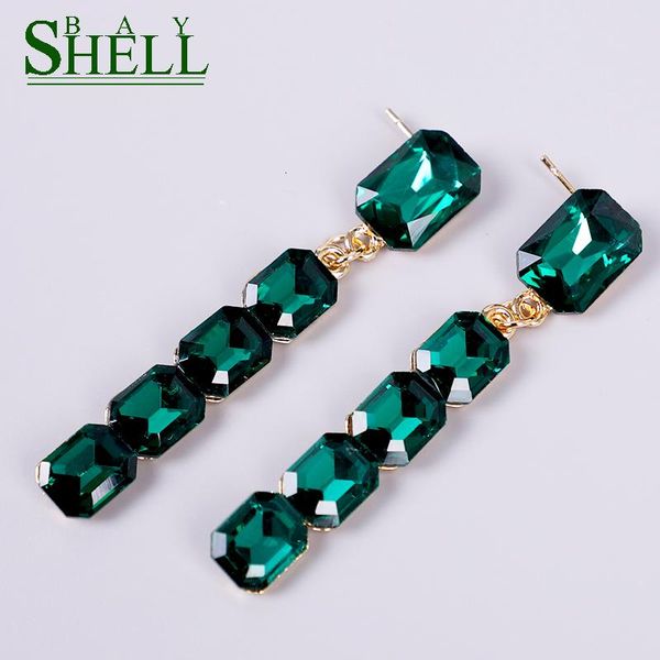dangle & chandelier fashion green square luxury crystal earrings women jewelry girl white elegant rhinestone earring wedding bijoux, Silver
dangle & chandelier fashion green square luxury crystal earrings women jewelry girl white elegant rhinestone earring wedding bijoux, Silver