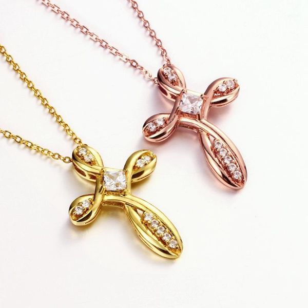 europe and the united states elegant cross fashion necklace white zircon necklace green metal pendant1, Silver
europe and the united states elegant cross fashion necklace white zircon necklace green metal pendant1, Silver