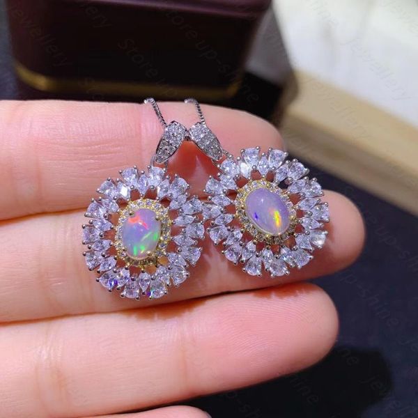 natural opal necklace 925 silver women's necklace super shiny luxury atmosphere banquet essential jewelry
natural opal necklace 925 silver women's necklace super shiny luxury atmosphere banquet essential jewelry
