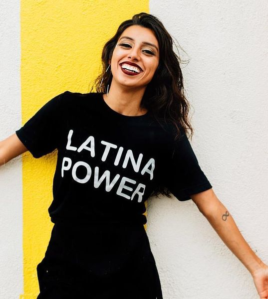latina power print women tshirt cotton casual funny t shirt gift for lady yong girl tee drop ship s-923, White
latina power print women tshirt cotton casual funny t shirt gift for lady yong girl tee drop ship s-923, White