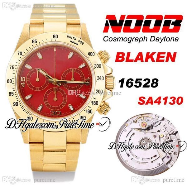 n blaken sa4130 automatic chronograph mens watch 18k yellow gold red dial 904l steel case bracelet edition 16528 new ptrx puretime r8a5, Slivery;brown
n blaken sa4130 automatic chronograph mens watch 18k yellow gold red dial 904l steel case bracelet edition 16528 new ptrx puretime r8a5, Slivery;brown