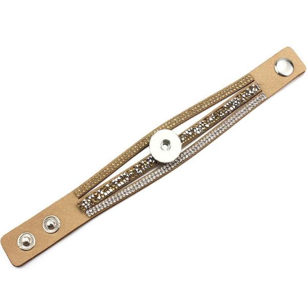 new fashion 3 layers crossed rhinestone velvet leather snap bracelet 21cm fit 18mm snap buttons jewelry w bbydrd, Golden;silver
new fashion 3 layers crossed rhinestone velvet leather snap bracelet 21cm fit 18mm snap buttons jewelry w bbydrd, Golden;silver