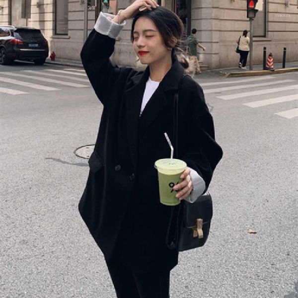 2020 new winter fashion women fashion slim woolen coat female solid color outwear ladies commute overcoat girls leisure jacket1, Black
2020 new winter fashion women fashion slim woolen coat female solid color outwear ladies commute overcoat girls leisure jacket1, Black