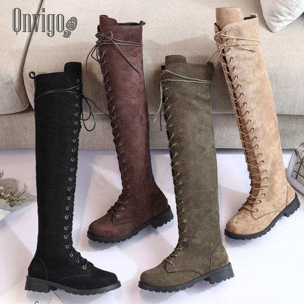 qnvigo women boots over-the-knee boots fashion women boot lace up over-the-knee gothic highheels bootstights long boot 20201, Black
qnvigo women boots over-the-knee boots fashion women boot lace up over-the-knee gothic highheels bootstights long boot 20201, Black