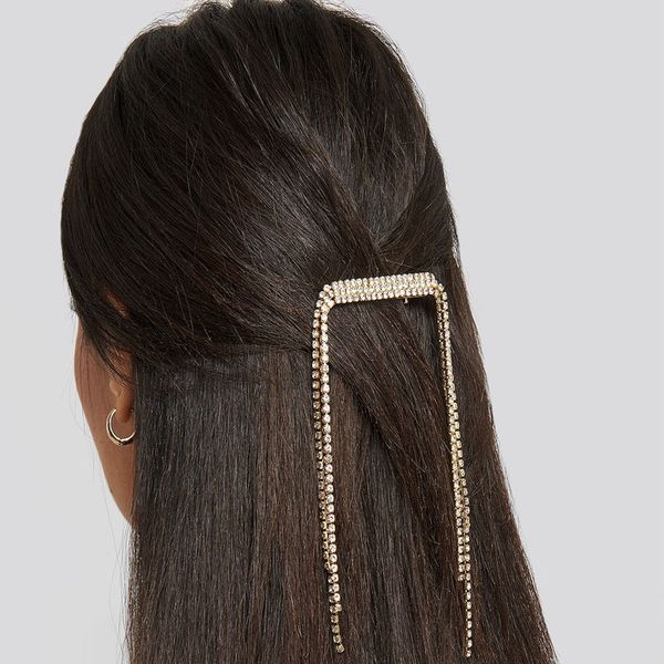 long tassel hair clip shiny hairpins rhinetone jewelry for women trendy bridal hair piece wedding crystal barrettes, Golden;silver
long tassel hair clip shiny hairpins rhinetone jewelry for women trendy bridal hair piece wedding crystal barrettes, Golden;silver