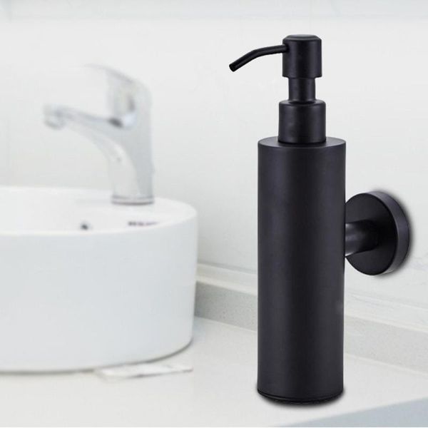 1 pcs black wall mounted liquid soap dispenser durable manual shampoo container stainless steel household l accessories
1 pcs black wall mounted liquid soap dispenser durable manual shampoo container stainless steel household l accessories