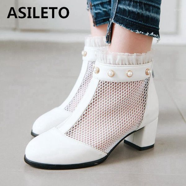 asileto shoes woman ankle boots summer boots lace zipper flock round toe pearl t-strap big size 33-43 black white casual s11481
asileto shoes woman ankle boots summer boots lace zipper flock round toe pearl t-strap big size 33-43 black white casual s11481