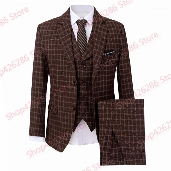 men's suits & blazers men's slim fit suit real picture plaid 3 piece jacket vest pants sets handsome groom tuxedo party wedding bl, White;black
men's suits & blazers men's slim fit suit real picture plaid 3 piece jacket vest pants sets handsome groom tuxedo party wedding bl, White;black