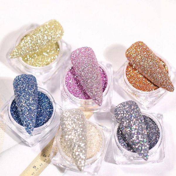 nail glitter 6color/set crystal diamond powder 2021 holographic sparkle pigment diy nails art decoration manicure accessories, Silver;gold
nail glitter 6color/set crystal diamond powder 2021 holographic sparkle pigment diy nails art decoration manicure accessories, Silver;gold
