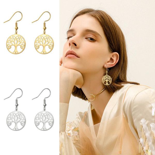 dangle & chandelier sipuris drop earrings for women hollow out tree of life pattern round jewelry 2021 stainless steel hoop earring, Silver
dangle & chandelier sipuris drop earrings for women hollow out tree of life pattern round jewelry 2021 stainless steel hoop earring, Silver