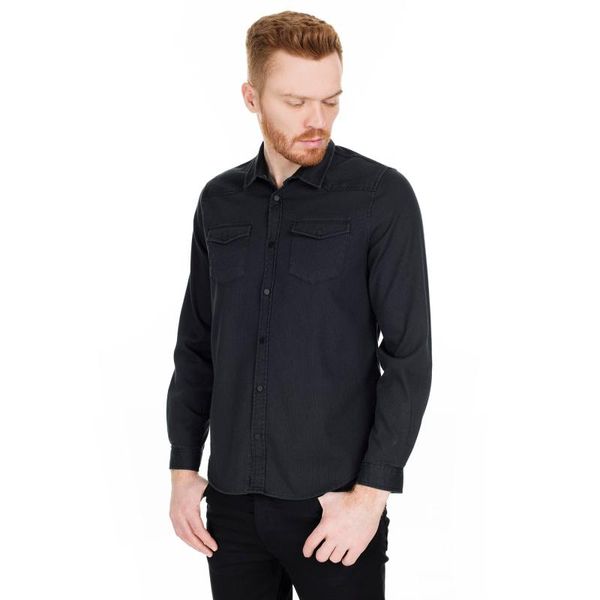 men's casual shirts buratti pockets detail straight male long sleeve slim fit business shirt cotton dress 5020 h052western, White;black
men's casual shirts buratti pockets detail straight male long sleeve slim fit business shirt cotton dress 5020 h052western, White;black