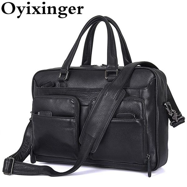 oyixinger men's bag genuine leather briefcase for male business handbag for 14.1inch laplarge capacity cowhide leather bags
oyixinger men's bag genuine leather briefcase for male business handbag for 14.1inch laplarge capacity cowhide leather bags