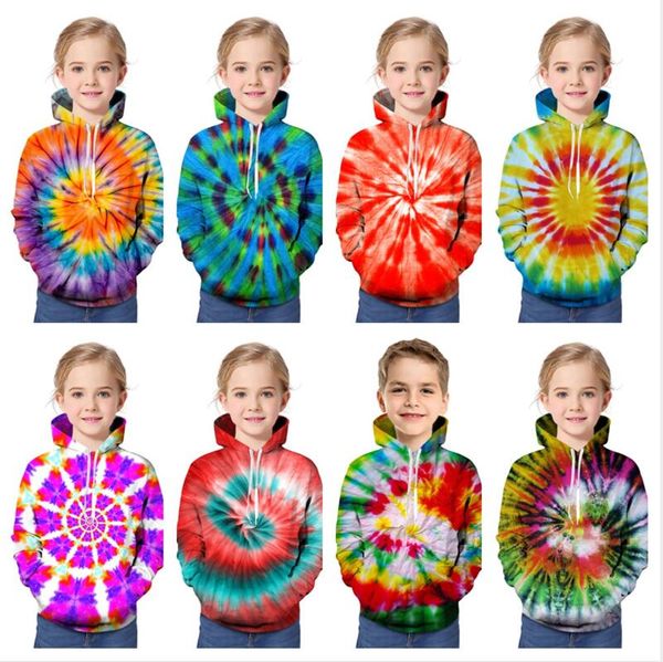 3d tie-dye printed child junior's hoodies colorful gyrate loose long sleeve hooded sweatershirt boys girls casual sports sweatshirts e1, Black
3d tie-dye printed child junior's hoodies colorful gyrate loose long sleeve hooded sweatershirt boys girls casual sports sweatshirts e1, Black