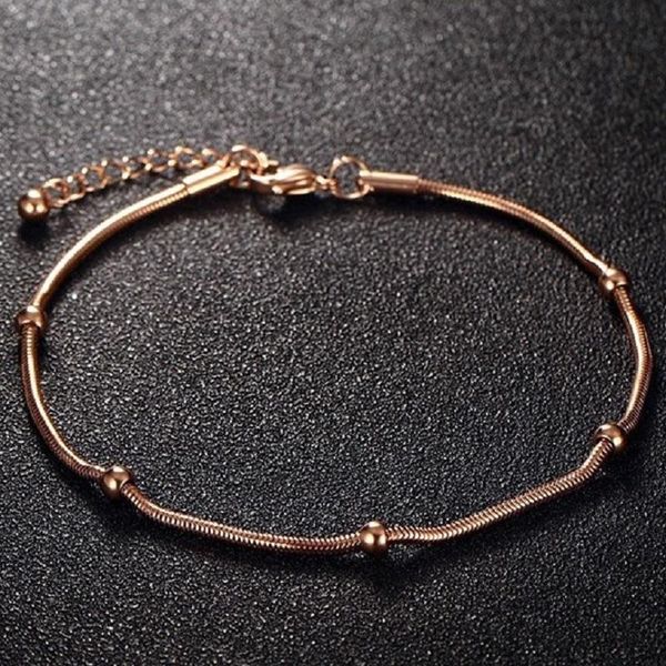 fashion rose gold color bracelets for women temperament cute chain bracelets bangles ladies jewelry wholesale, Black
fashion rose gold color bracelets for women temperament cute chain bracelets bangles ladies jewelry wholesale, Black