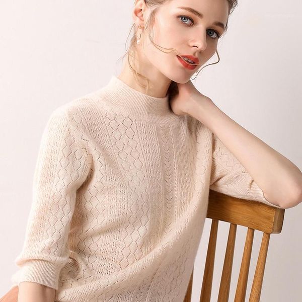 women's sweaters style cashmere sweater women and pullovers short sleeve half high collar female pullover knit jumpers1, White;black
women's sweaters style cashmere sweater women and pullovers short sleeve half high collar female pullover knit jumpers1, White;black