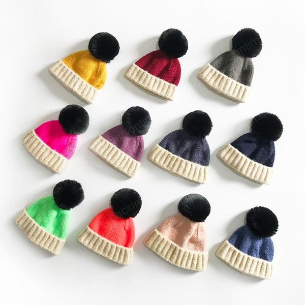 new autumn winter baby kids knitted hat candy color caps wool ball children knitted beanies girls hats, Yellow
new autumn winter baby kids knitted hat candy color caps wool ball children knitted beanies girls hats, Yellow