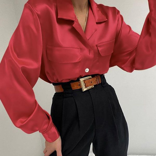 2020 office shirts women elegant satin blouses celmia autumn long sleeve lapel buttons party casual solid blusas tunic, White
2020 office shirts women elegant satin blouses celmia autumn long sleeve lapel buttons party casual solid blusas tunic, White