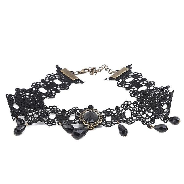chokers halloween gothic crystal black lace neck collars choker necklace vintage victorian steampunk jewelry, Golden;silver
chokers halloween gothic crystal black lace neck collars choker necklace vintage victorian steampunk jewelry, Golden;silver