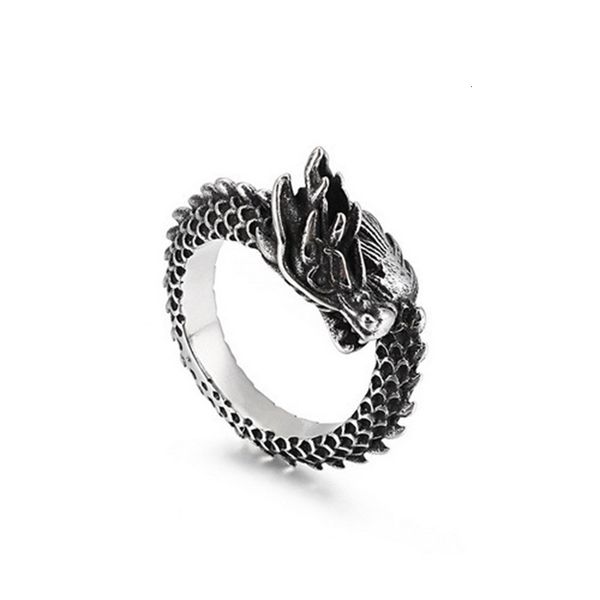 national style jewelry 316 stainless steel tyrannosaurus rex lintianxia ring men's open ring, Silver
national style jewelry 316 stainless steel tyrannosaurus rex lintianxia ring men's open ring, Silver