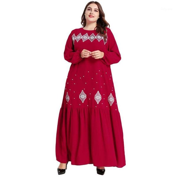 plus size embroidery abaya dubai kaftan muslim women beads dress islamic long sleeve party gown arab robe ramadan caftan abayas1 ethnic clot, Red
plus size embroidery abaya dubai kaftan muslim women beads dress islamic long sleeve party gown arab robe ramadan caftan abayas1 ethnic clot, Red
