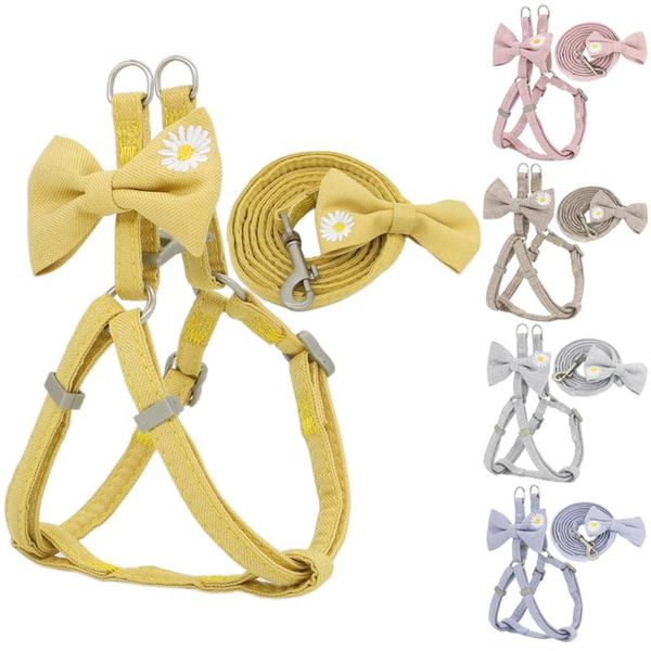 dog collars & leashes harness leash set adjustable soft embroidery cute bow double layer for small medium pets walking
dog collars & leashes harness leash set adjustable soft embroidery cute bow double layer for small medium pets walking