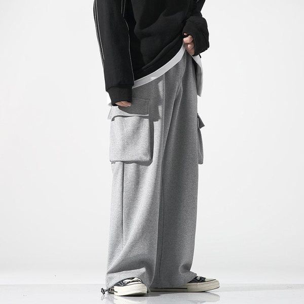 autumn winter cotton sweatpants men's fashio casual joggers pants men streetwear loose hip-hop straight wide-leg pants mens, Black
autumn winter cotton sweatpants men's fashio casual joggers pants men streetwear loose hip-hop straight wide-leg pants mens, Black