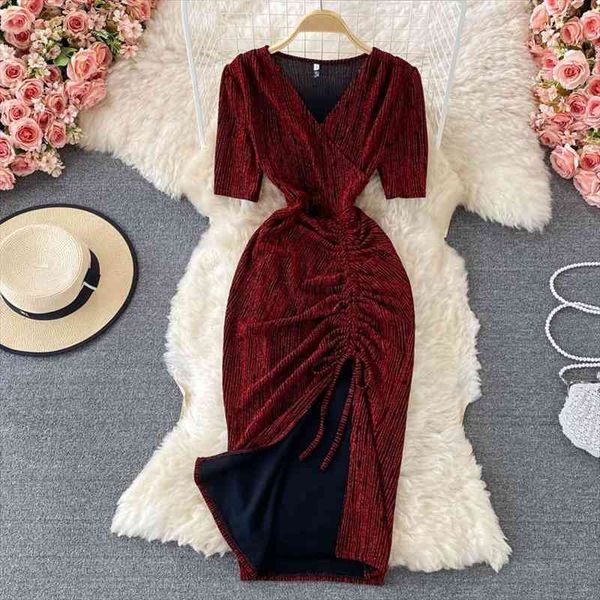 drawstring bodycon dress women short sleeve high waist red green khaki sheath party vestidos summer high end fashion, Black;gray
drawstring bodycon dress women short sleeve high waist red green khaki sheath party vestidos summer high end fashion, Black;gray