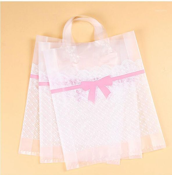 gift wrap 38x43cm transparent plastic shopping bag with handle favor boutique cloth packaging pouches frosted package bag1
gift wrap 38x43cm transparent plastic shopping bag with handle favor boutique cloth packaging pouches frosted package bag1