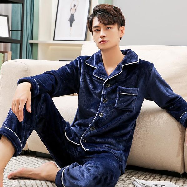 men's sleepwear winter coral fleece pajamas for men dormir lounge pjs man's bedroom home clothes pijamas thicken bedgown warm pyja, Black;brown
men's sleepwear winter coral fleece pajamas for men dormir lounge pjs man's bedroom home clothes pijamas thicken bedgown warm pyja, Black;brown
