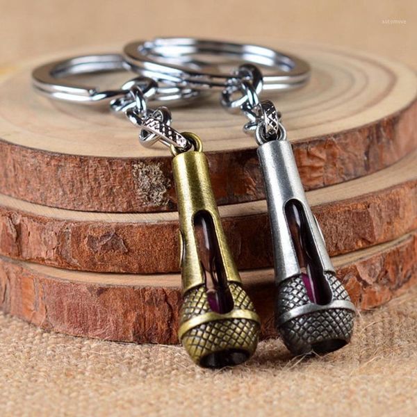 singer microphone strings keychain creative metal alloy music microphone voice charm pendant keyring key chain1, Silver 
singer microphone strings keychain creative metal alloy music microphone voice charm pendant keyring key chain1, Silver