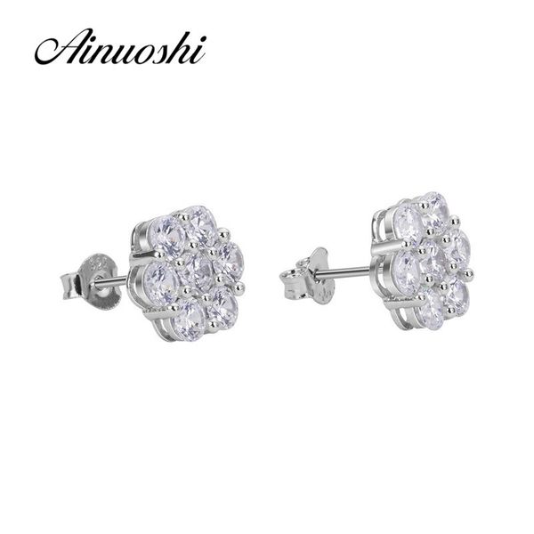 ainuoshi 925 sterling silver earring women wedding halo silver flower stud earring jewelry pendientes plata de ley 925 mujer y200107, Golden;silver
ainuoshi 925 sterling silver earring women wedding halo silver flower stud earring jewelry pendientes plata de ley 925 mujer y200107, Golden;silver
