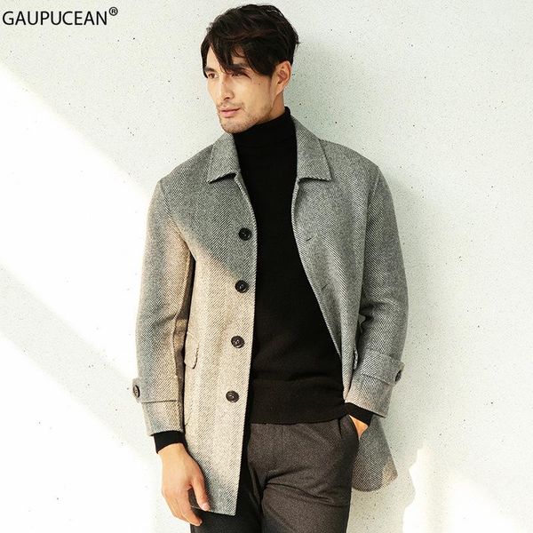 70% wool 10% alpaca 20% polyester warm man long coat jacket trench single breasted men double-faced woolen overcoat, Black
70% wool 10% alpaca 20% polyester warm man long coat jacket trench single breasted men double-faced woolen overcoat, Black