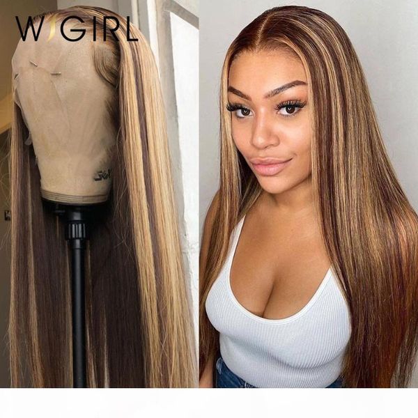 wigirl glueless lace front human hair wig straight highlight ombre hair pre plucked bleached knots brazilian remy wigs, Black;brown
wigirl glueless lace front human hair wig straight highlight ombre hair pre plucked bleached knots brazilian remy wigs, Black;brown
