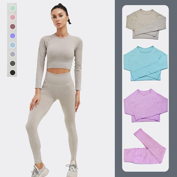 yoga outfits seamless women set fitness long sleeve crop high waist gym leggings sports suits workout sportswear jogger clothes, White;red
yoga outfits seamless women set fitness long sleeve crop high waist gym leggings sports suits workout sportswear jogger clothes, White;red