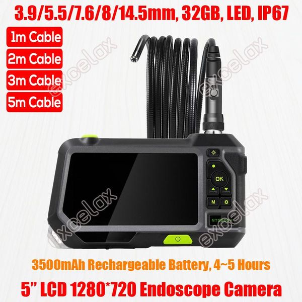 5" lcd ip67 1280x720 3.9mm 5.5mm 7.6mm 8mm 14.5mm industrial endoscope pipe inspection camera led snake tube borescope 1m 3m 5m
5" lcd ip67 1280x720 3.9mm 5.5mm 7.6mm 8mm 14.5mm industrial endoscope pipe inspection camera led snake tube borescope 1m 3m 5m