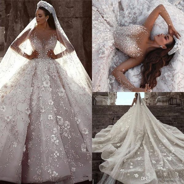 elie saab 2020 бальное платье длинные sleeevs свадебные платья роскошный кристалл из бисера 3d цветы кружева плюс размер саудовской арабский, White
elie saab 2020 бальное платье длинные sleeevs свадебные платья роскошный кристалл из бисера 3d цветы кружева плюс размер саудовской арабский, White