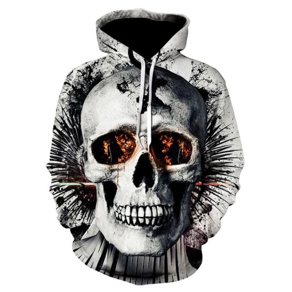 men's hoodies & sweatshirts skull headr men 3d printed funny hip hop novelty streetwear hooded autumn jackets, Black 
men's hoodies & sweatshirts skull headr men 3d printed funny hip hop novelty streetwear hooded autumn jackets, Black