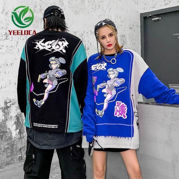 cartoon print cool long-sleeved shirt 2020 autumn fashion harajuku couple's for men and women pure cotton c1115, Black;white
cartoon print cool long-sleeved shirt 2020 autumn fashion harajuku couple's for men and women pure cotton c1115, Black;white