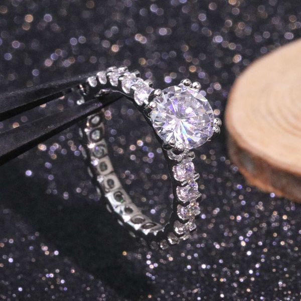 Luxurys Designers Fashion Jz325 new product temperament women's full set round diamond socialite fashion women's ring, Silver
Luxurys Designers Fashion Jz325 new product temperament women's full set round diamond socialite fashion women's ring, Silver