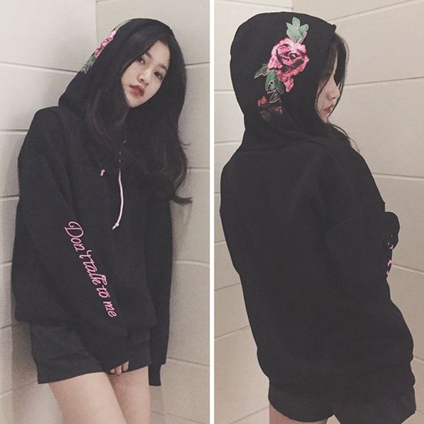 vintage hoodie winter sweaters, women's velvet pullovers, long, loose hip hop, pink edge, letter ., Black
vintage hoodie winter sweaters, women's velvet pullovers, long, loose hip hop, pink edge, letter ., Black